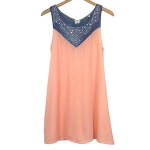 Sundress Swimsuit Coverup Size S Small Rhinestone Embellished Sheer Lightweight